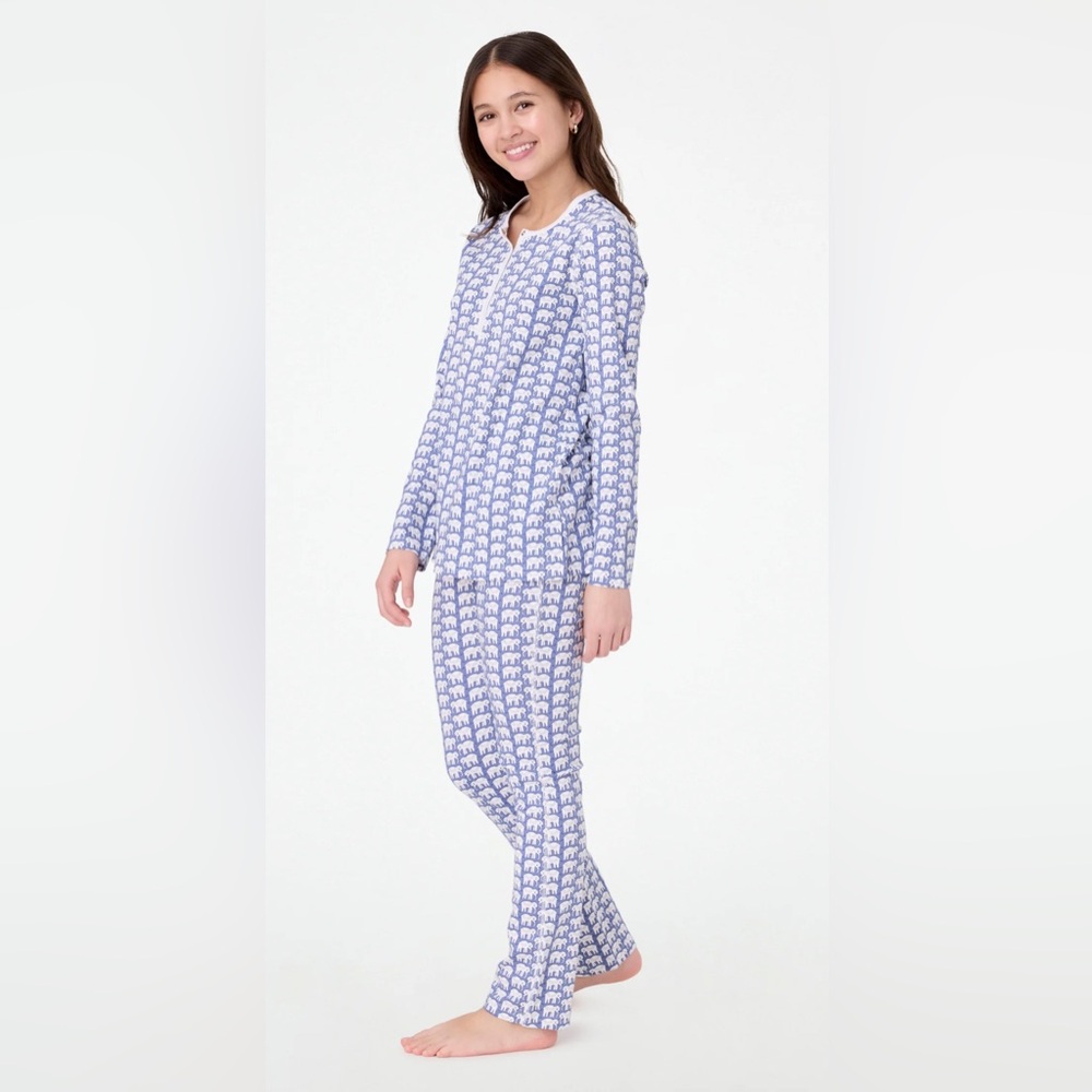 Roller Rabbit Blue Elephant Pjs
